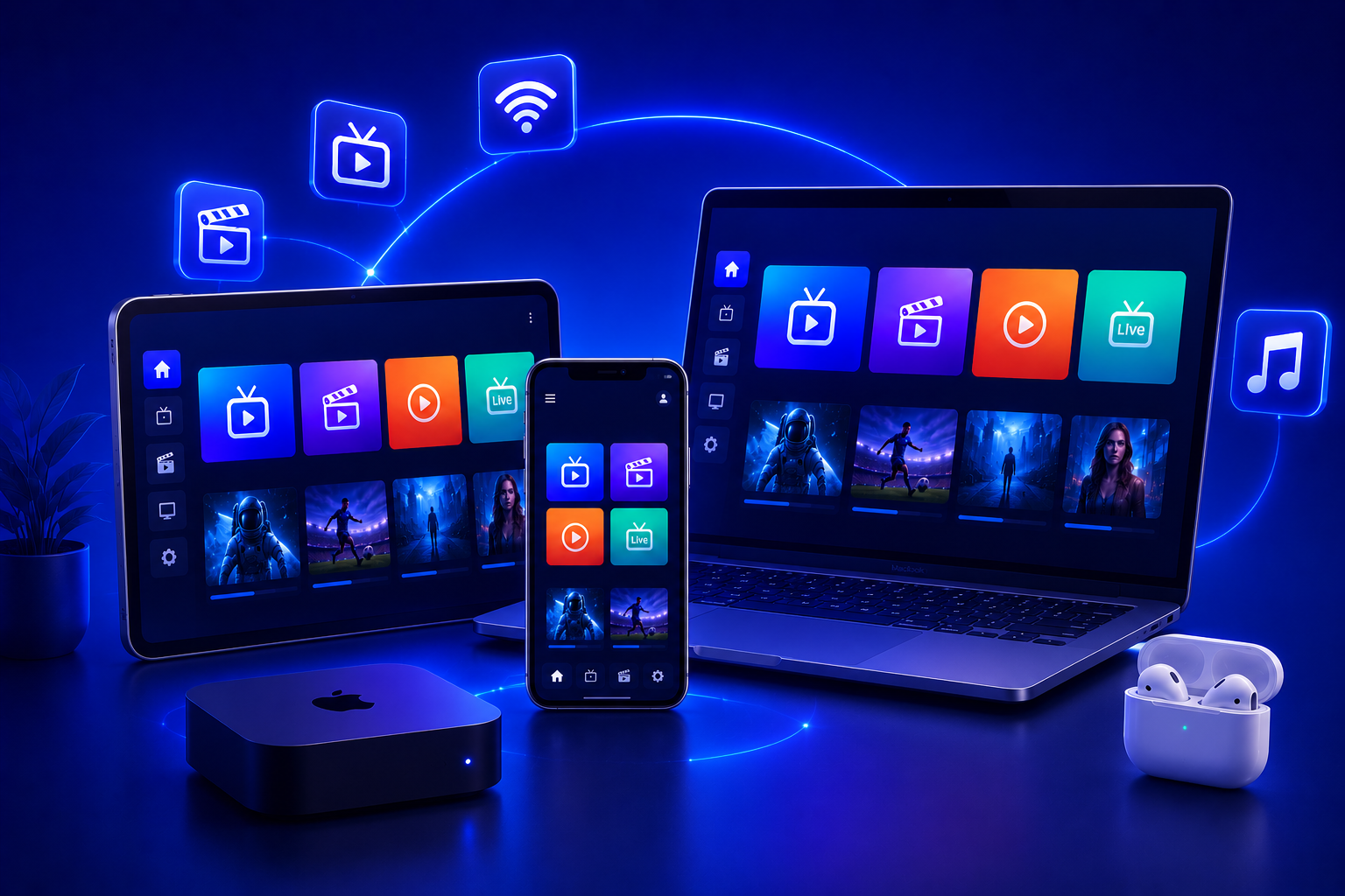 IPTV Smarters Pro sur iPhone, iPad et Mac